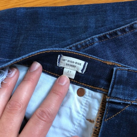Madewell 10" High Rise Skinny Jeans - Picture 7 of 7
